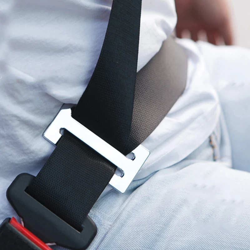 Универсальный автомобильный Автомобильный защитный регулятор ремня безопасности металлический фиксирующий Зажим для ремня безопасности