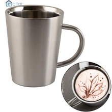 Дорожная портативная двухслойная чашка из нержавеющей стали для питья сока пивные стеклянные порционные чашки для домашнего путешествия подарок Прямая Aug2