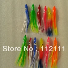 Мистер Осьминог 100 шт. Мягкая приманка, осьминог приманка, рыболовная юбка. Армированный стекловолокном d приманки. fishingbait. Приспособлений bait.12cm