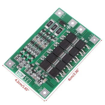 

Hot!! 3S 40A 18650 Li-Ion Lithium Battery Charger Protection Board Pcb Bms For Drill Motor 11.1V 12.6V Lipo Cell Module