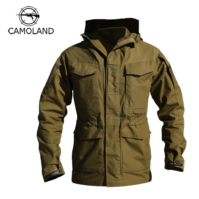 

M65 Military Tactical Jacket Camouflage Jacket Men's Trench Coat Autumn Winter Windbreaker Clothes Hooded Army Field Jacket