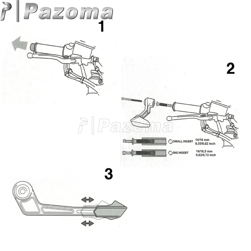 Мотоцикл Handguard тормозной рычаг сцепления руль протектор универсальный для мотокросса Байк ATV