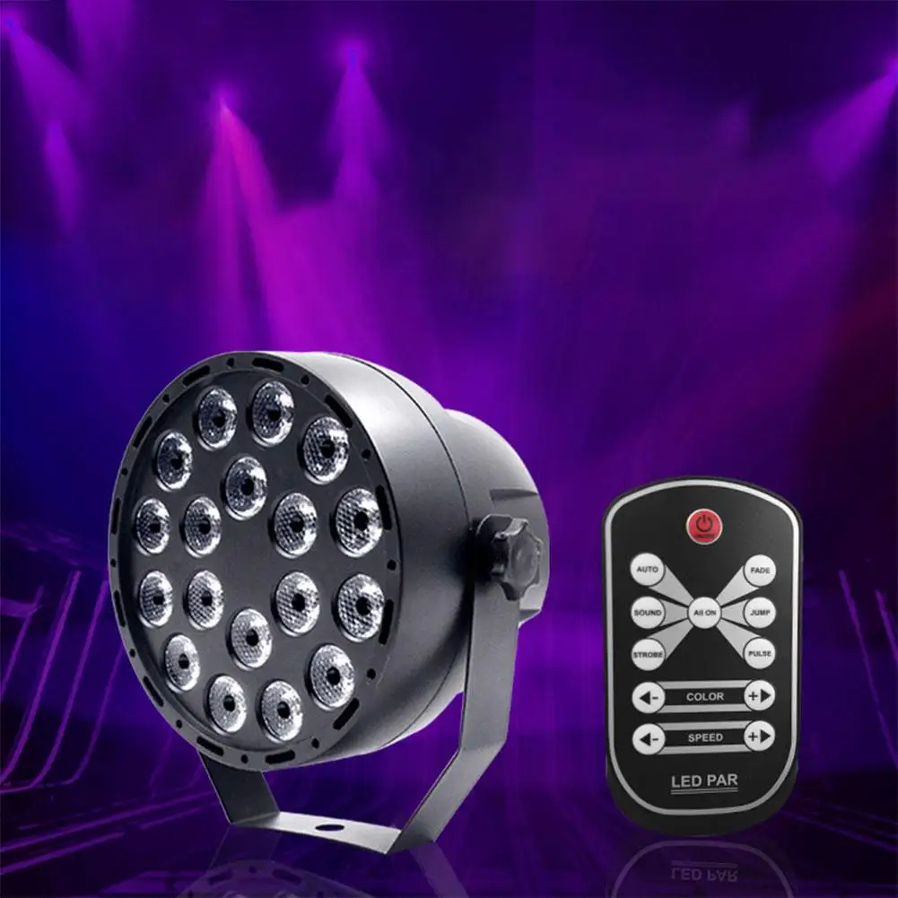 LumiParty LED 18W Ultraviolet Lamp UV Light with Remote Control Stage