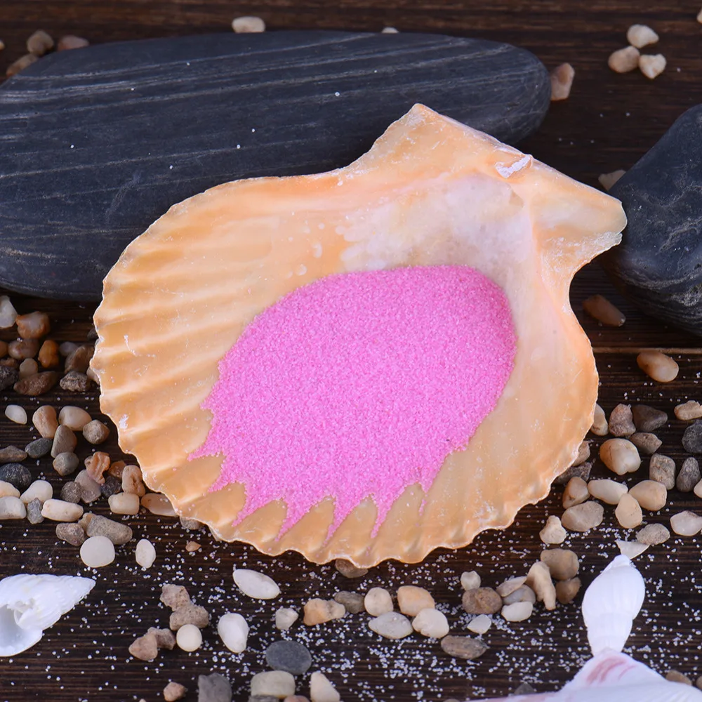 Blue Pink Green White Sand Bottle Micro Landscape Ecology Natural Quartz Sand Blue Sand Decorative Sand