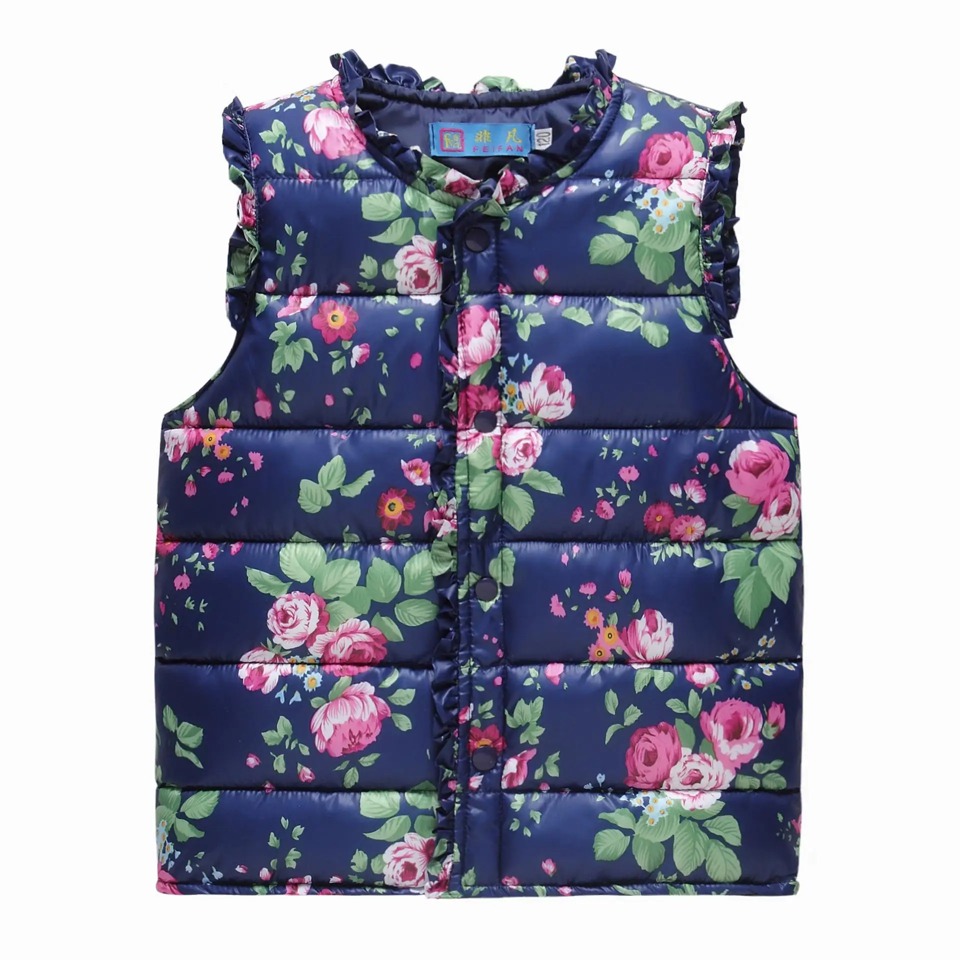

2018 autumn and winter new children's cotton vest boys girls children baby down cotton padded vest infant vest outwear clothes