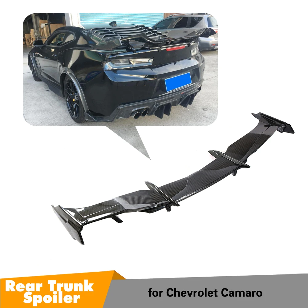 Спойлер на задний багажник из углеродного волокна для Chevrolet Camaro купе 2016 2017