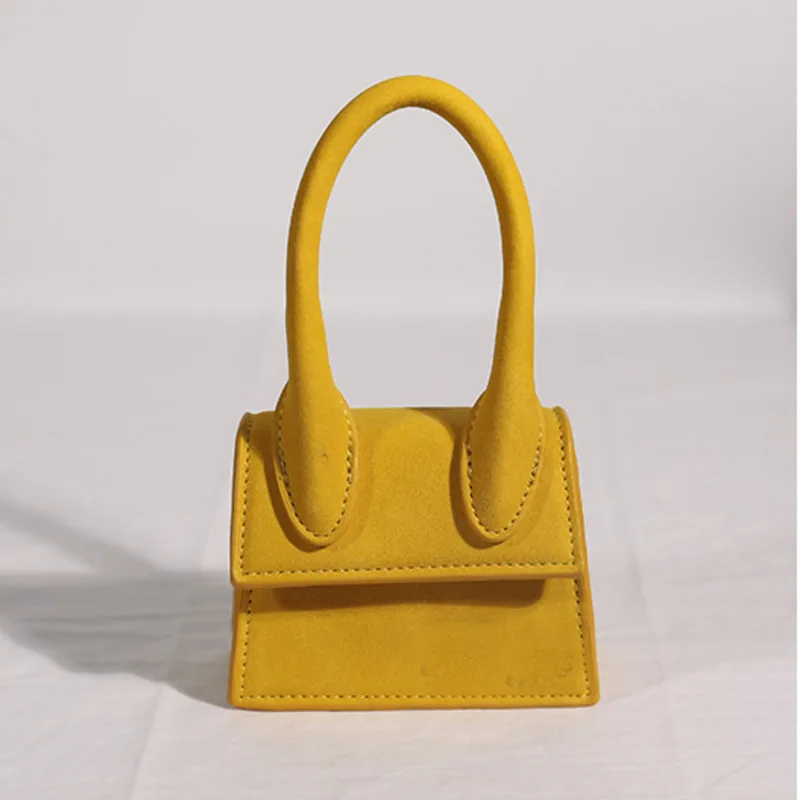 

Super Seabob 2018 autumn New Pattern Fashion Solid Color Small Single Shoulder Package Concise Vintage Hasp handbag Woman DA346