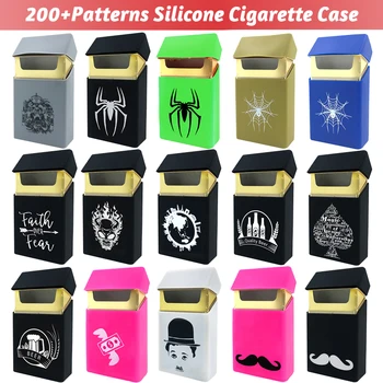 

[inFour+] New Exclusive Personality Silicone Cigarette Case Fashion Cover Elastic Rubber Portable Man/Women Cigarette Box Sleeve