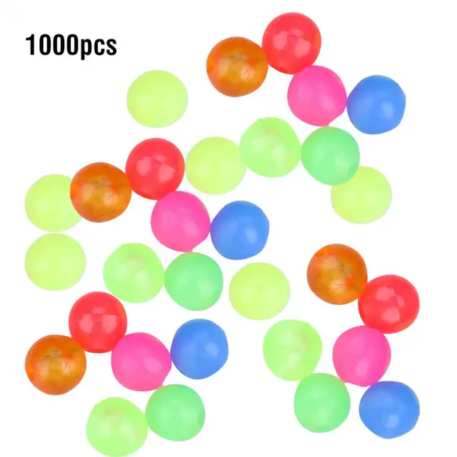 1000pcs/Box Fishing Beads Lure 5mm Luminous Fishing Floats Night Glow Beads  Fishing Tackle Lures Bead Bait Pasca Accessories on OnBuy