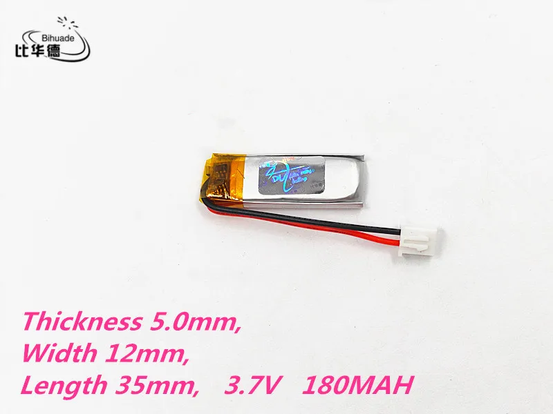 XHR-2P 2,54 400 mAh 501235*2 101235 core 3,7 V литий-полимерный заряжаемые аккумуляторы