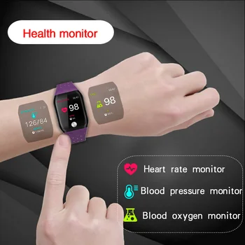 

Color Screen Fitness Smart Bracelet Waterproof Sport Heart Rate Monitor Blood Pressure smart watch Oxygen Alarm Clock Wristband