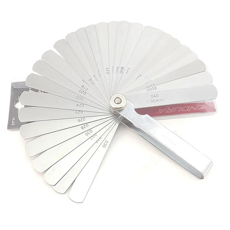 3pcs/set Brand new 32 Blades Feeler Gauge Stainless Steel Metric 0.02 1