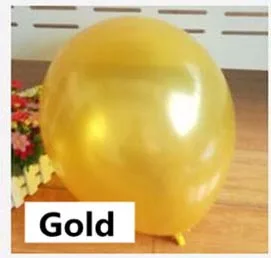gold 100 шт. Globos 12 ''3,2 г перламутровые латексные воздушные шары для свадьбы День рождения Рождество вечеринка украшение гелиевые шары для детских игрушек - Цвет: gold