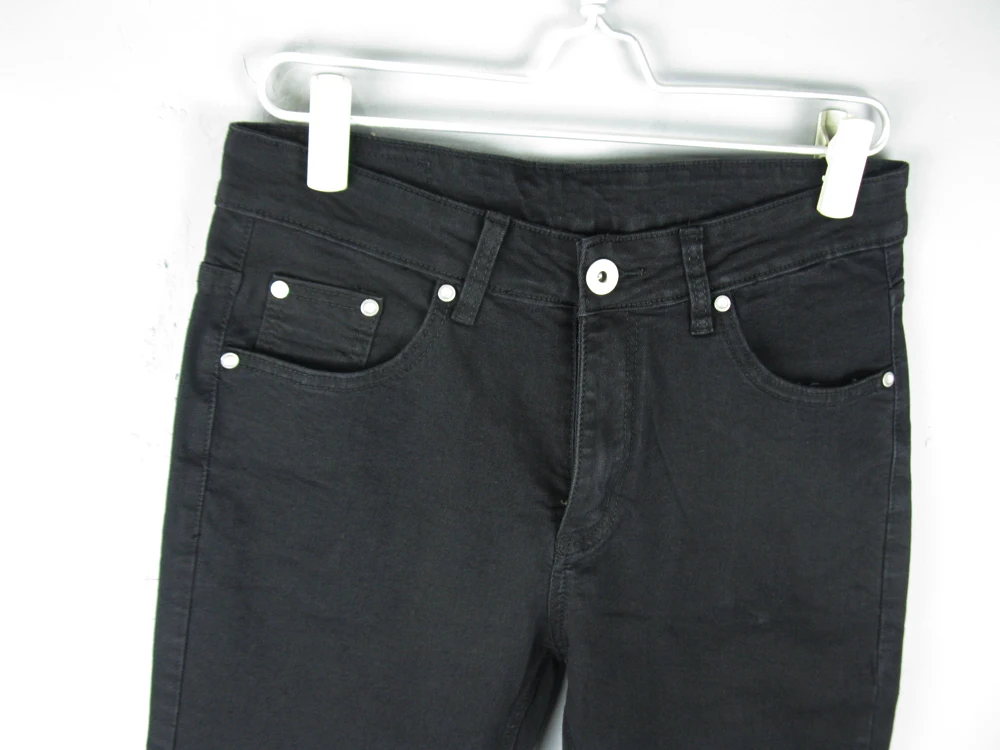 Винтажные обтягивающие джинсы, черные байкерские джинсы, облегающие джинсы, мужские эластичные джинсы-карандаш, высокое качество, длинные штаны для улицы