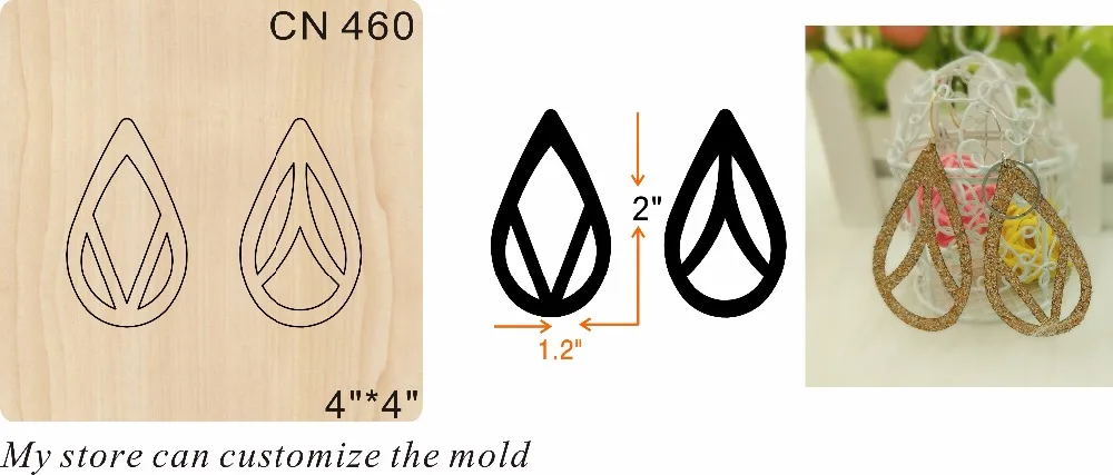 

Handmade bow/4 wood moulds die cut accessories wooden die Regola Acciaio Die Misura (CN)