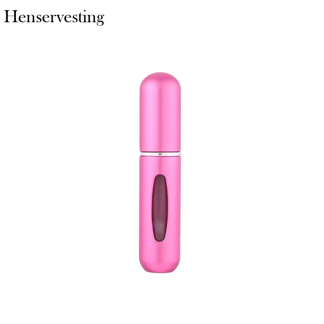 

Refillable Perfume Spray Bottle Portable Travel Mini Aluminum Atomizer Scent Pump Cosmetic Containers