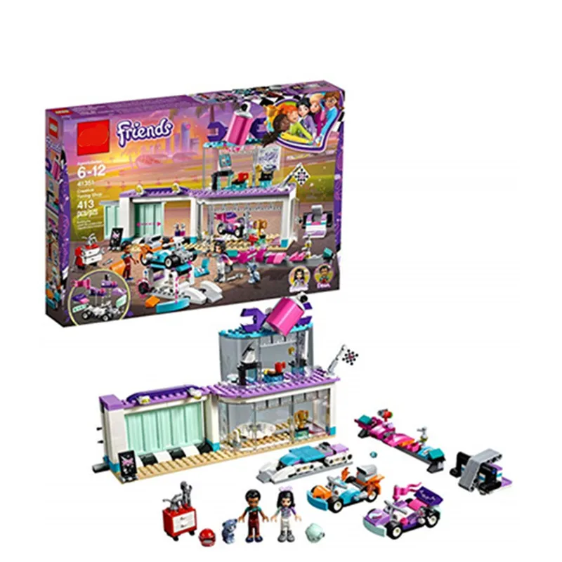 

NEW Friends Creative Tuning Shop Set Compatible With Legoingly Friends 41351 Building Blocks Bricks Kids Christmas Gifts