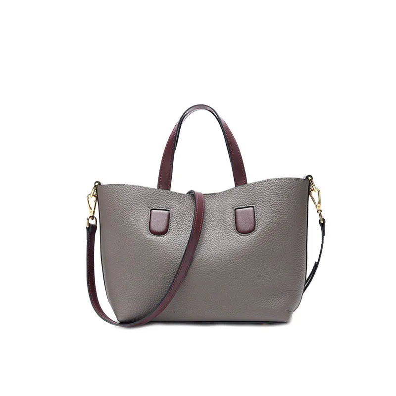 

2018 new leather bolsas feminine Europe and the United States fashion first layer of leather primary torebki damskie casual leat