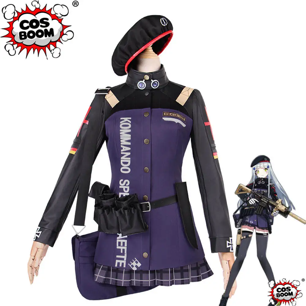 

COSBOOM Girls Frontline Cosplay HK416 Costume Game Battle Uniform Halloween Carnival Heckler & Koch HK416 Cosplay Costume
