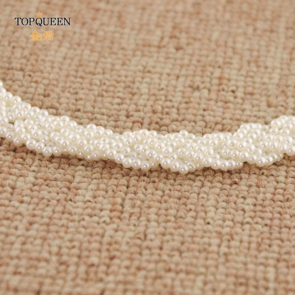 TOPQUEEN H262 Лидер продаж повязка на голову для невесты женские аксессуары для волос со стразами и вышивкой бисером женские повод головные уборы Быстрая