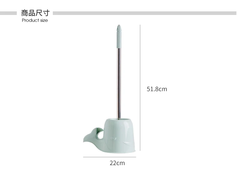 Креативный модный набор кистей для чистки туалета с Китом, щетка для мытья туалета с героями мультфильмов, щетка для унитаза CL190311