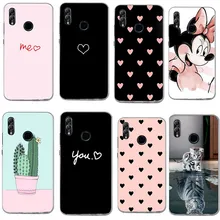 Для huawei P Smart чехол с принтом в виде сердца для Honor 7A Y6 P20 Pro P9 Lite P20 Lite чехол для телефона capinha