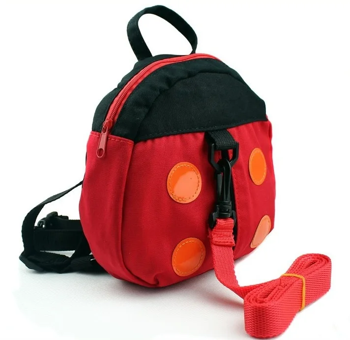 

2017Anti-Lost Baby Ladybug Bat bag Child Lock Anti-Lost Band Can Be Turned Bag Satchel Toddler Belt Watches Kid Safety Nappy Bag