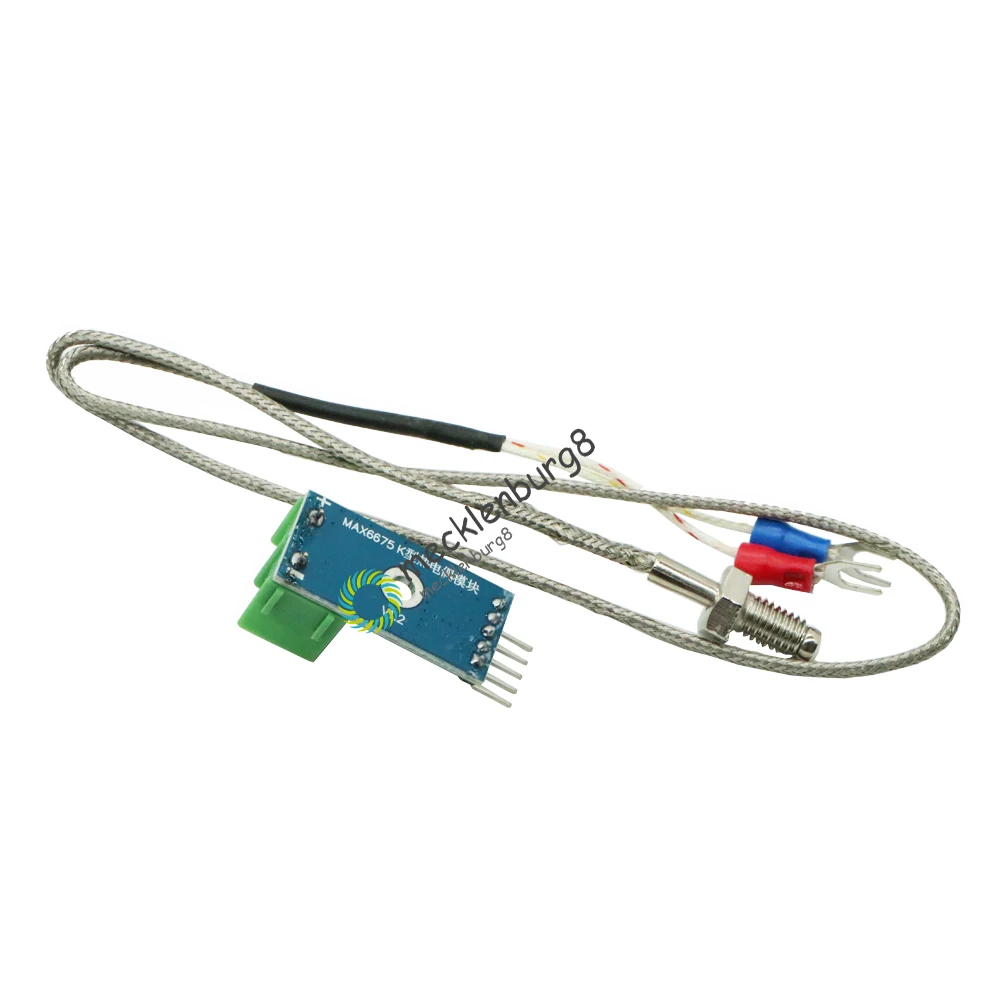 

2Set MAX6675 K-type Thermocouple Temperature Sensor -200~1300C Range SPI Module 4Pins Wire 5V DC For Arduino