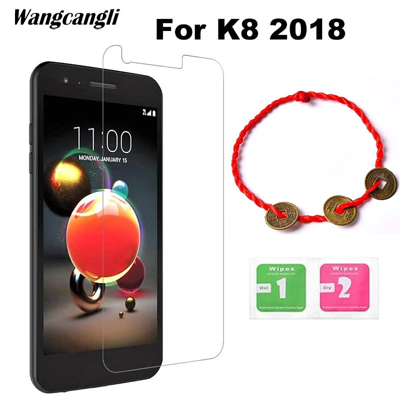 Wangcangli закаленное стекло для LG K8 2018 защита экрана 9H защитное 2.5D ультра тонкое