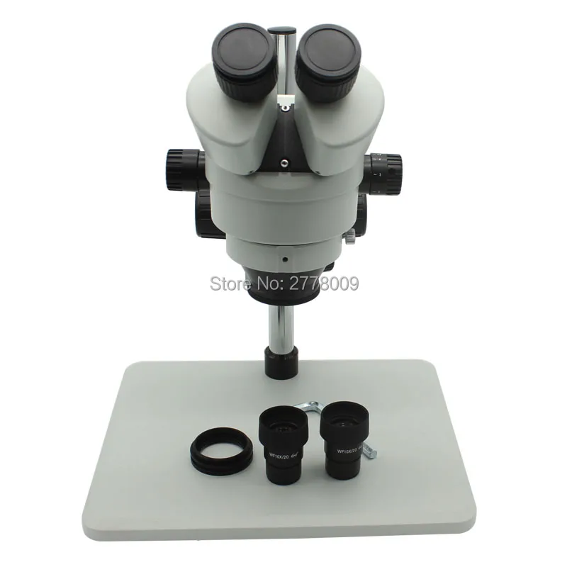 Binocular Industrial Stereo Microscope 3.5X 90X Continuous Zoom