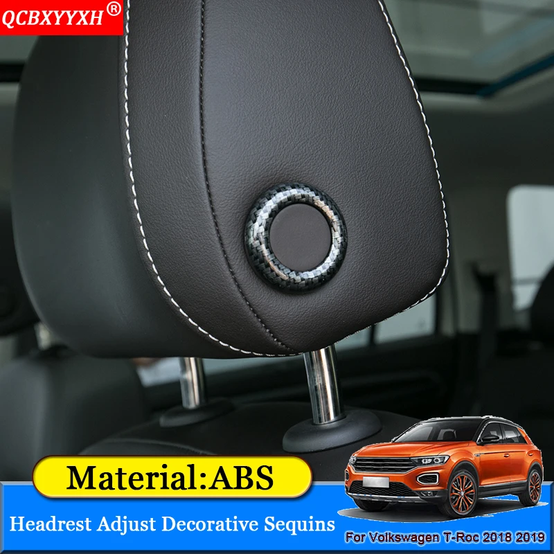 Car styling ABS Car Modification Headrest Adjust Decorative Sequins