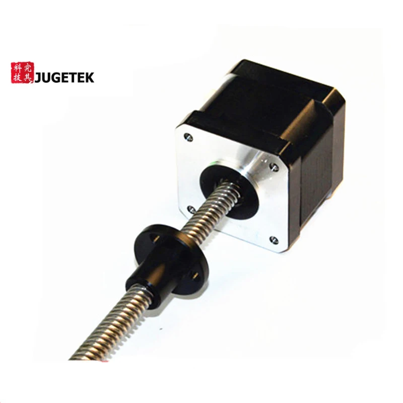 Шаговый двигатель NEMA 17 с винтовой гайкой Tr 8*4 400 мм|nema stepper motor|stepper motornema |