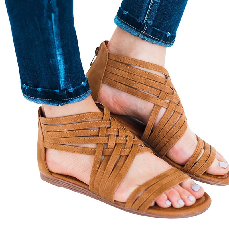

Women Sandals Rome Style Summe Shoes Women Plus Size Gladiator Sandals With Wedges Heels Chaussures Femme Casual Beach Sandals