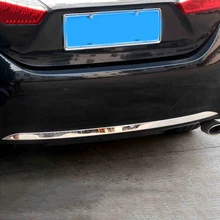 Nowa do wnętrza nadające się do corolla E170 2015 2016 2017 2018 ze stali nierdzewnej tylna klapka zderzak dolna pokrywa wykończenia