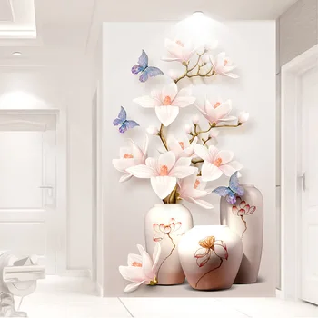 

Diy 5d Sale Diamond Embroidery, Diamond Mosaic, Full, Magnolia Flower Vase, Diamond Painting, Cross Stitch,3d, Decoration, Gift