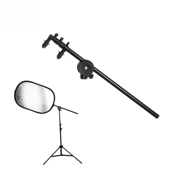 

Professional Studio Photo Holder Bracket Swivel Head Reflector Disc Arm Support 26"-67"