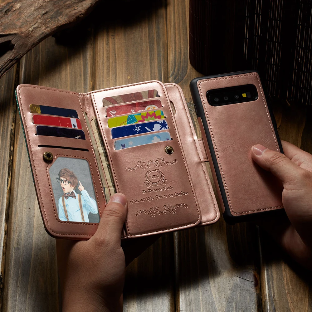 Для Samsung S10 S20 + Plus S10e полосатый кошелек из искусственной кожи держатель для карт