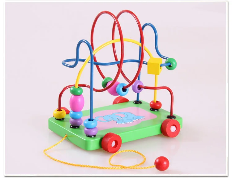 Новинка, 1 набор, деревянные игрушки Монтессори, счетные круги, бусина, Abacus, проволока, цветной ролик, лабиринт, детские игрушки, деревянная игрушка для детей, подарок