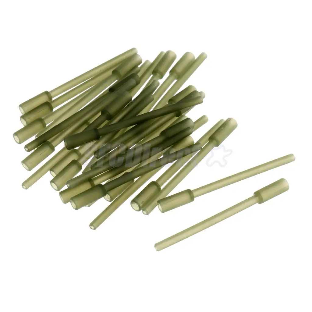 10/20/30pcs Carp Fishing Hard Inline Lead Inserts Shockleader Sleeve Making Equipment Deep Zone Teriminal Tackle