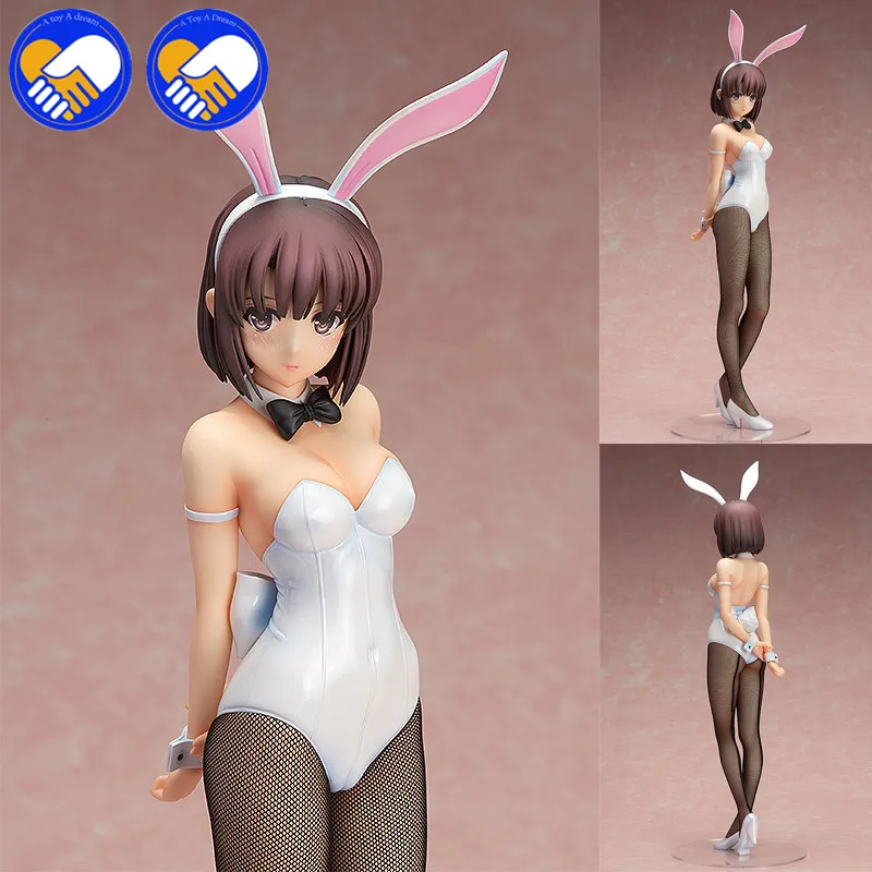 1/4 масштаб 36 см Saenai Heroine No Sodate kata Megumi Kato Bunny фигурка девушки уши кролика ver ПВХ
