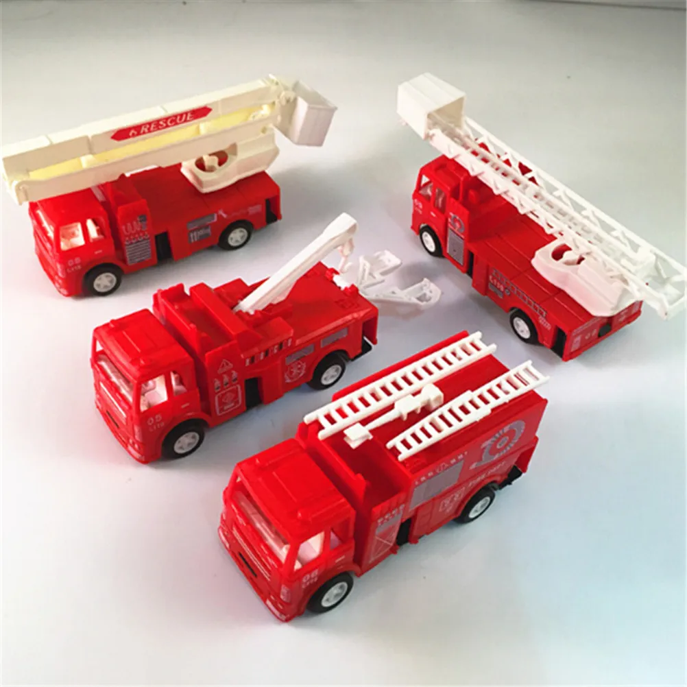 

Car Red Color Fire Engine Boy Toy Car Cars Machines Kids Toys Mini Diecasts Model