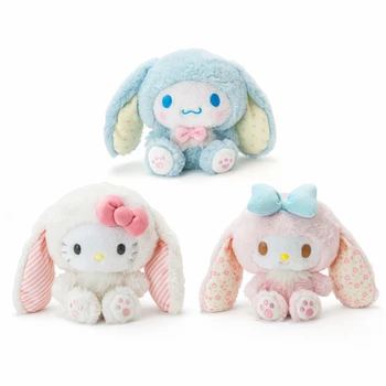 

Cute Cartoon Easter My Melody Cinnamoroll Dog Plush Toys Anime Soft Stuffed Animals Dolls For Girls Lover Children Girls Gifts
