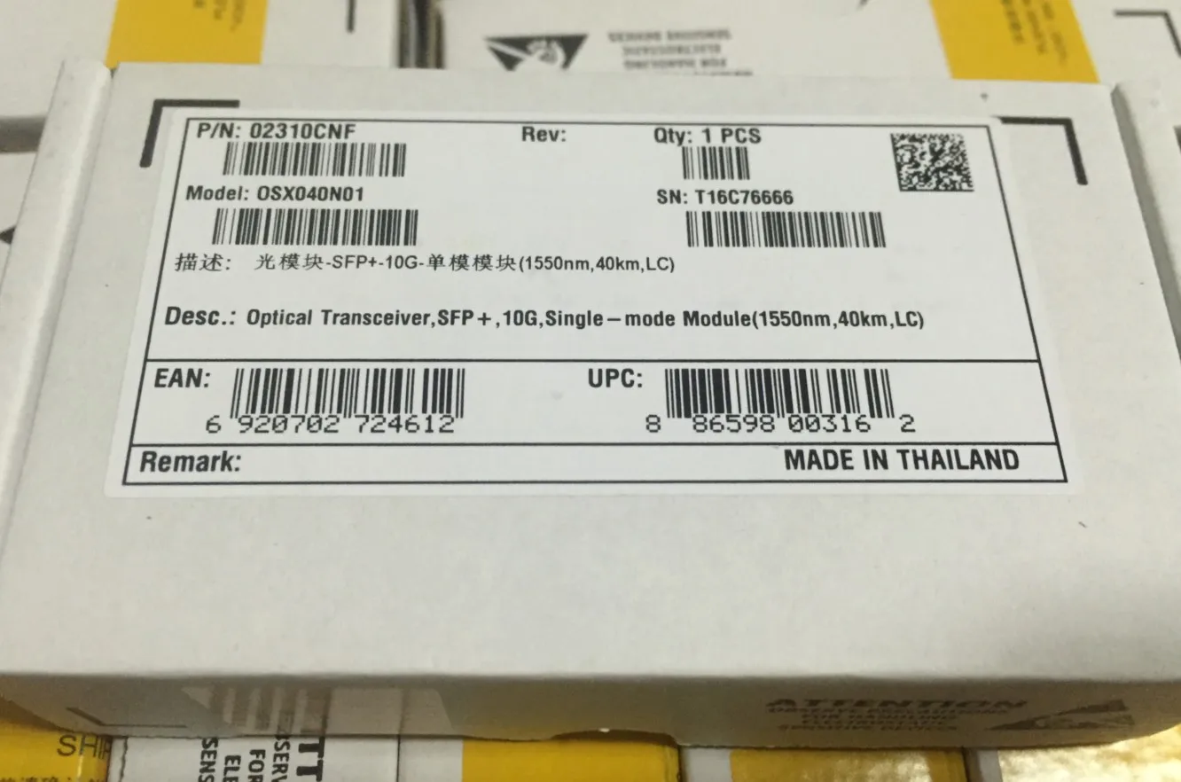 Оригинальный HW SFP + 40 км OSX040N01 1550 нм одномодовый LC | Мобильные телефоны и аксессуары