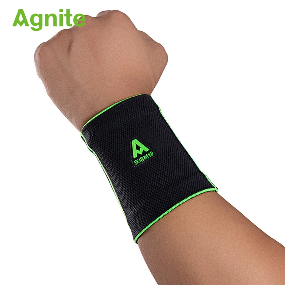 Agnite F5112 поддержка запястья 1 шт. браслет спортивные аксессуары для мужчин волейбол pols brace ремешок на запястье тренажерный зал эластичный бинт