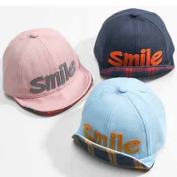 

2019 Spring Boys Girls Baseball Cap Toddler Children Stripe Cartoon/Letter Embroidery Casual Hip Hop Sun Snapback Caps New