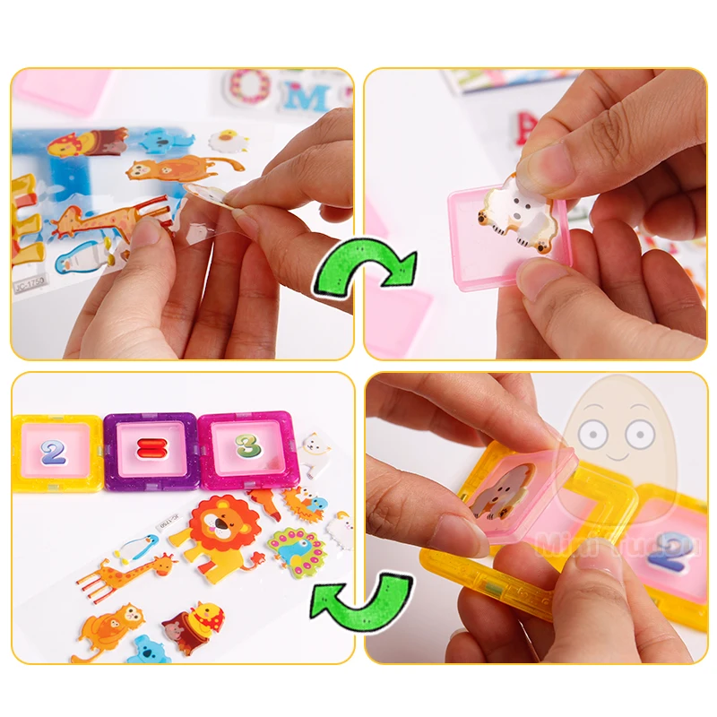 Kopen 112 Pcs Mini Magnetische Designer Bouw Set Model   Building Plastic Magnetische Blokken Educatief Speelgoed Voor Kids Gift