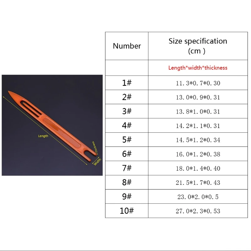 10 шт. рыболовная сетка иглы ремонтная чистая леска пластиковые челноки починки ткачество