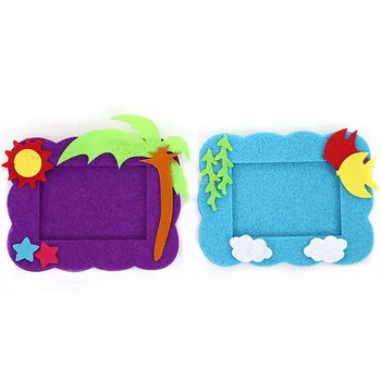 

Handmade DIY Non-woven Photo Frame Kids Handcrafts Toys Picture Display Home Decoration Halloween Party Favor
