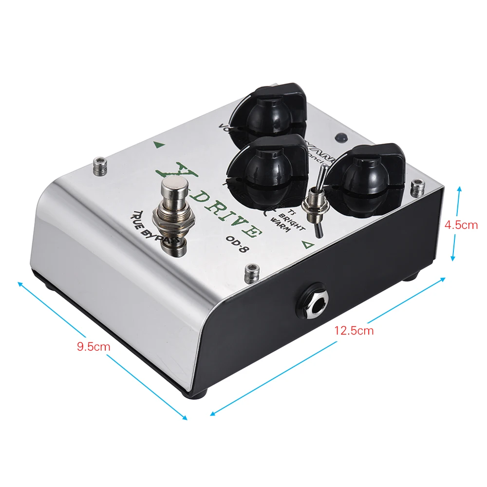 Педаль для гитары BIYANG OD 8 трехрежимная с 2 сменными чипами|guitar effect pedal|effect pedaleffect