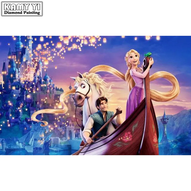 Diamond Painting Disney Rapunzel 30x20cm Lwr In Diamond Painting Cross